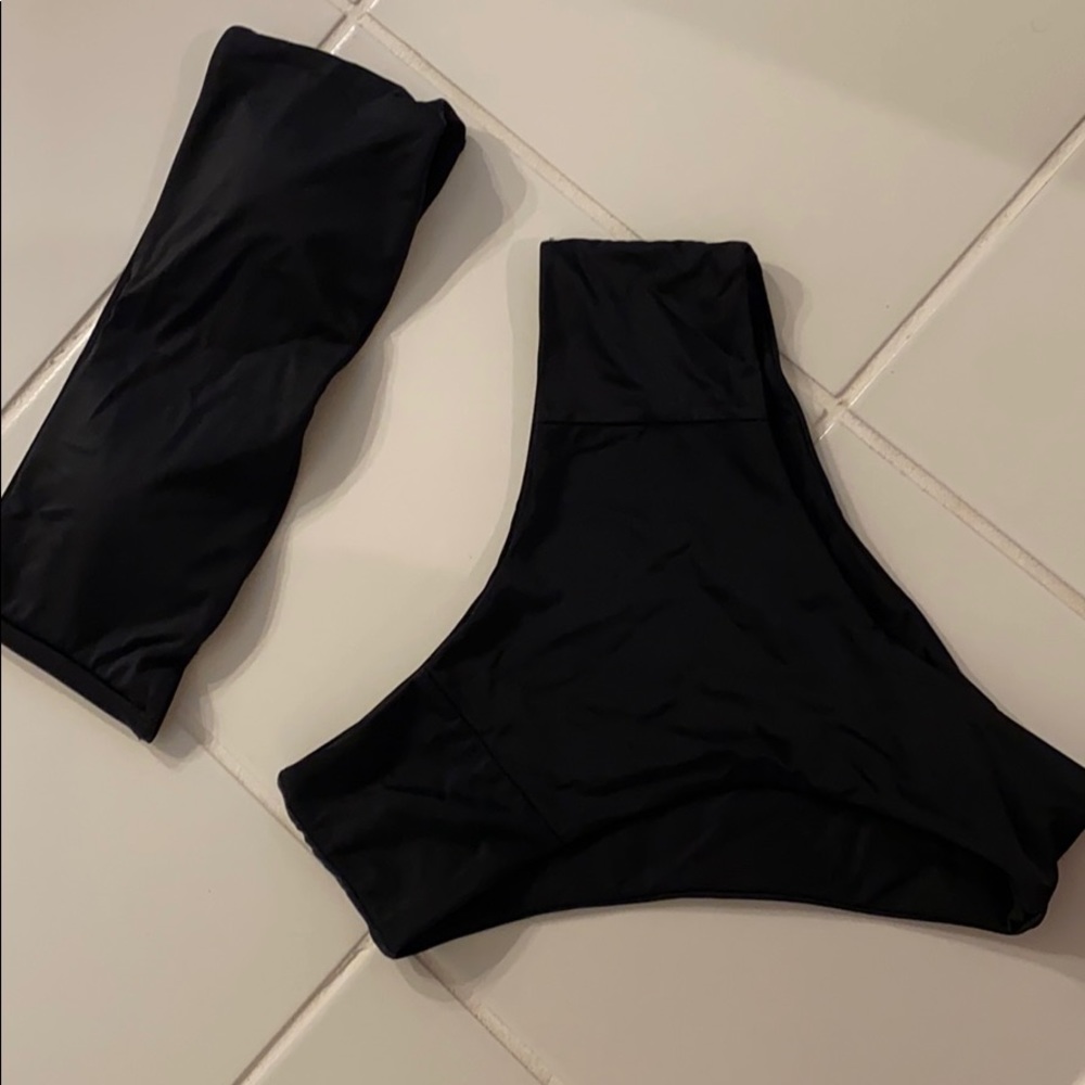 High waist bathing suit